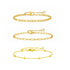 adriana-3-piece-stackable-bracelet-trio-set-beaded-figaro-paperclip-link-Sophia's StyleBracelets-1