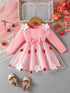childrens-bow-decor-ruffle-trim-dress-ohso-kids-sophias-style-1