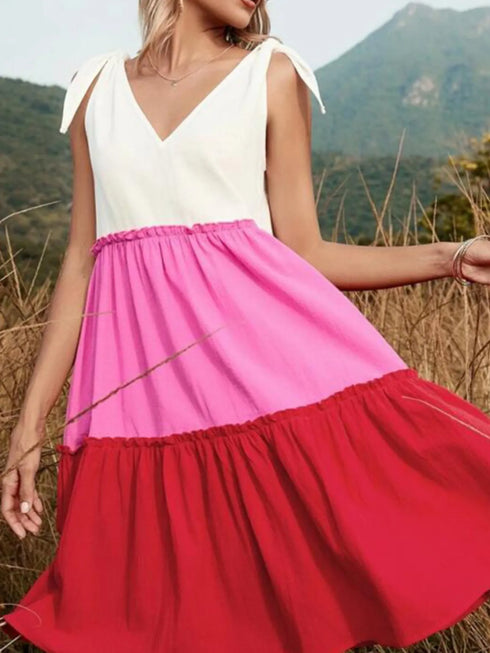 colorblock-tiered-midi-tank-dress-OhSoStyled-Sophia's-Style-4