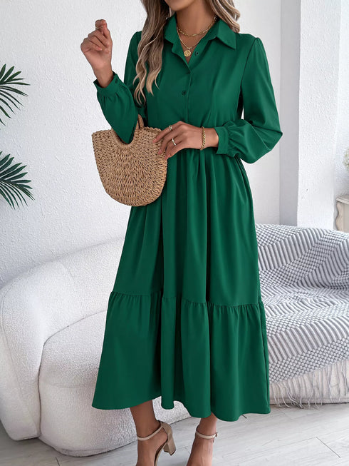 long-sleeve-tiered-button-front-midi-dress-OhSoStyled-Sophia's-Style-20