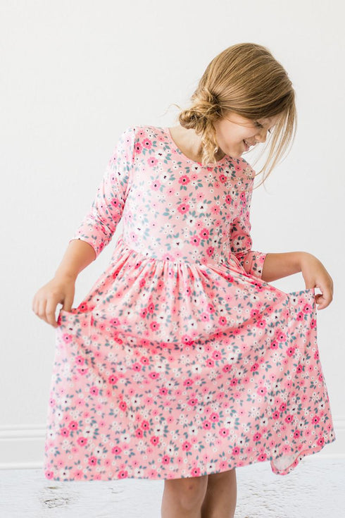 azalea-3-4-sleeve-pocket-twirl-dress Mila & Rose - Sophia's Style--2T--3