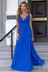 twisted-slit-plunge-maxi-dress Sophia's Trends - Sophia's Style-Cobalt Blue-XS