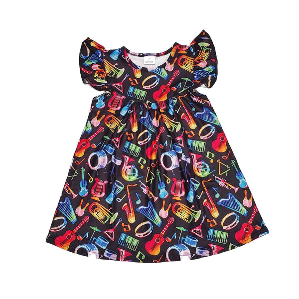 music-milk-silk-flutter-dress Great Lakes kids - Sophia's StyleFlutter Dress-1
