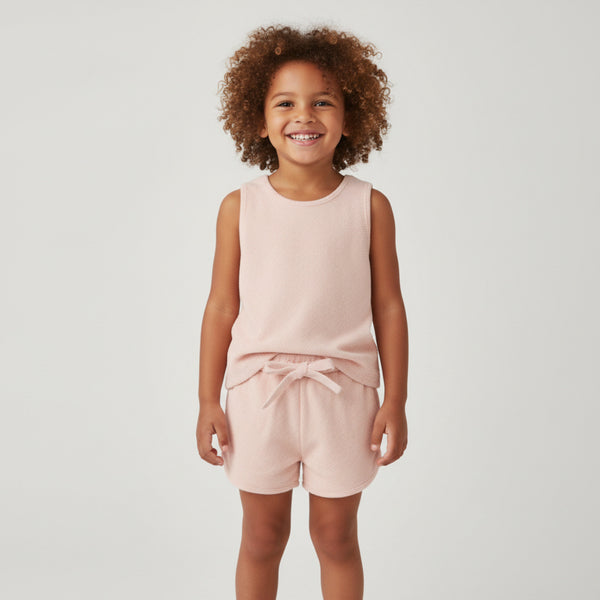 organic-sleeveless-tee-shorts-set-blush-makemake-organics-sophias-styleSleeveless Tee & Shorts Set-1