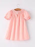 girls-horse-smocking-embroidered-coral-dress-Sophia's Style--2