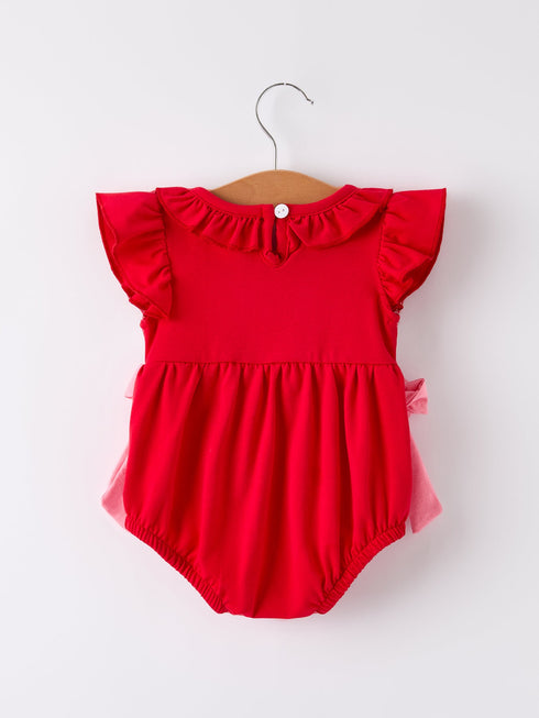 red-cherry-bow-plaid-smocking-embroidery-girls-romper Rylee Faith Designs - Sophia's Style-2