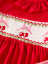 red-cherry-bow-smocking-embroidery-girls-dress Rylee Faith Designs - Sophia's Style-3
