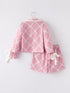autumn-check-bow-girls-lapel-pajamas Rylee Faith Designs - Sophia's Style-2