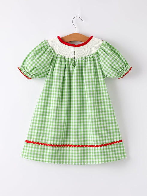 back-to-school-girls-green-plaid-smocking-dress Rylee Faith Designs - Sophia's Style-2