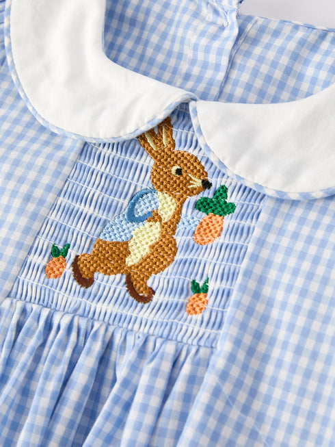 blue-rabbit-embroidery-plaid-baby-collar-dress-sophias-style-3