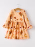 thanksgiving-day-turkey-pie-print-ruffle-sleeve-dress Rylee Faith Designs - Sophia's StyleDress-1