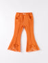 orange-flared-elastic-jeans Rylee Faith Designs - Sophia's StyleJeans-1