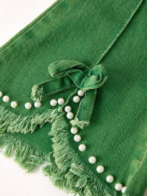 green-flared-elastic-jeans Rylee Faith Designs - Sophia's Style-4