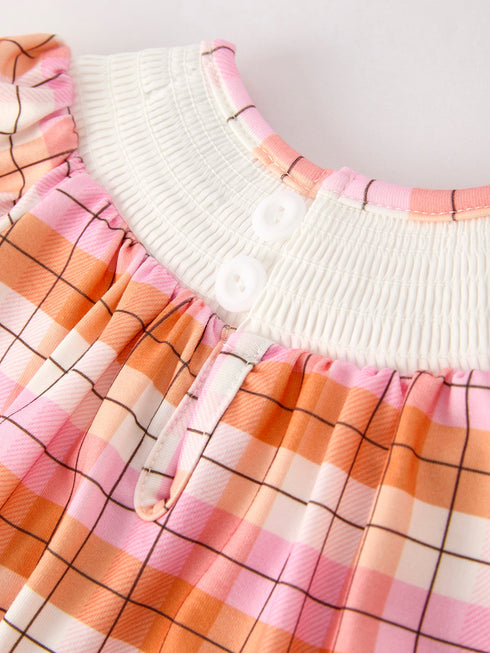 halloween-pumpkin-bow-ghost-smock-embroidered-plaid-girls-romper Rylee-Faith-Designs-Sophia's Style-5