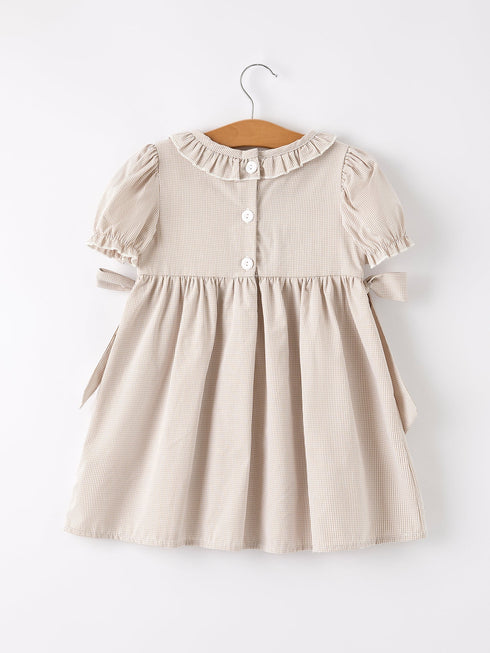 fall-halloween-thanksgiving-pumpkin-embroidery-smock-plaid-girls-dress Rylee-Faith-Designs-Sophia's Style-2