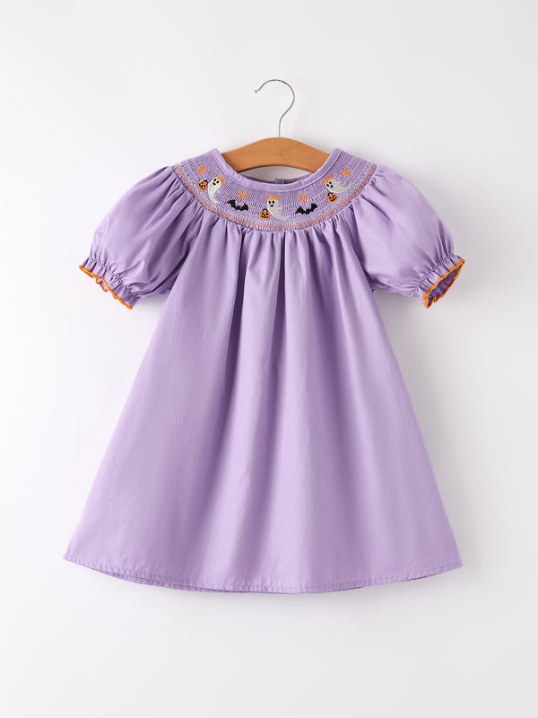 purple-halloween-smock-embroidery-baby-girl-dress Rylee-Faith-Designs-Sophia's StyleDress-1