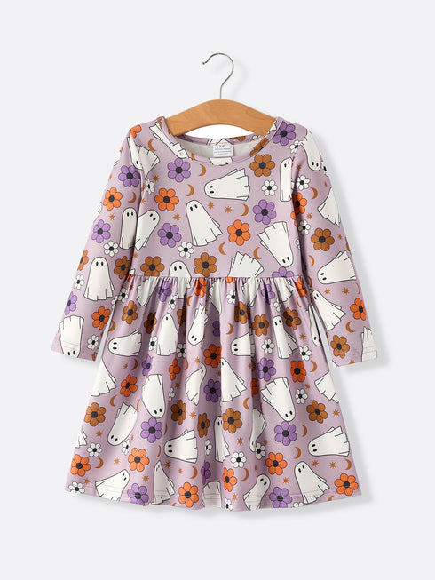 2-piece-halloween-ghost-striped-girls-dress-set Rylee Faith Designs - Sophia's Style-6