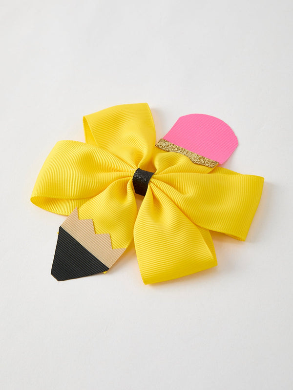 back-to-school-pencil-bow-4-3-inch-hair-clip Rylee Faith Designs - Sophia's StyleBows-1
