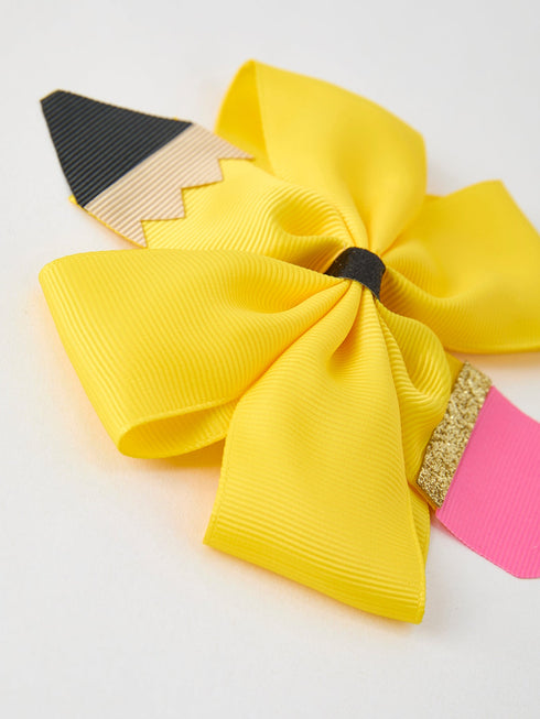 back-to-school-pencil-bow-4-3-inch-hair-clip Rylee Faith Designs - Sophia's Style-2