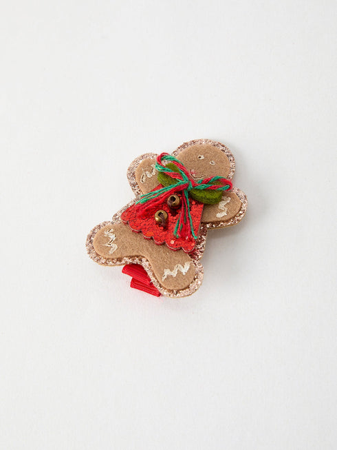 christmas-gingerbread-girls-hair-clip Rylee Faith Designs - Sophia's StyleBows-1