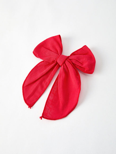 christmas-red-bow-hairpin Rylee Faith Designs - Sophia's StyleBows-1