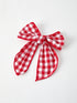 christmas-red-and-white-plaid-bow-5-inch-hairpin Rylee Faith Designs - Sophia's StyleBows-1