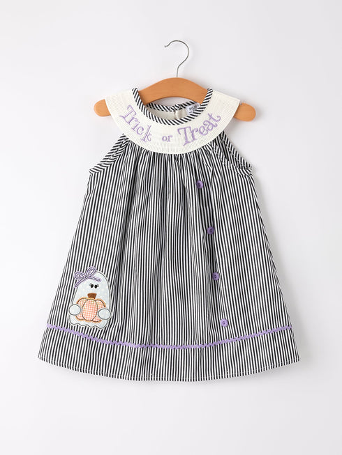 halloween-striped-trick-or-treat-smock-embroidered-baby-girl-dress Rylee-Faith-Designs-Sophia's StyleDress-1