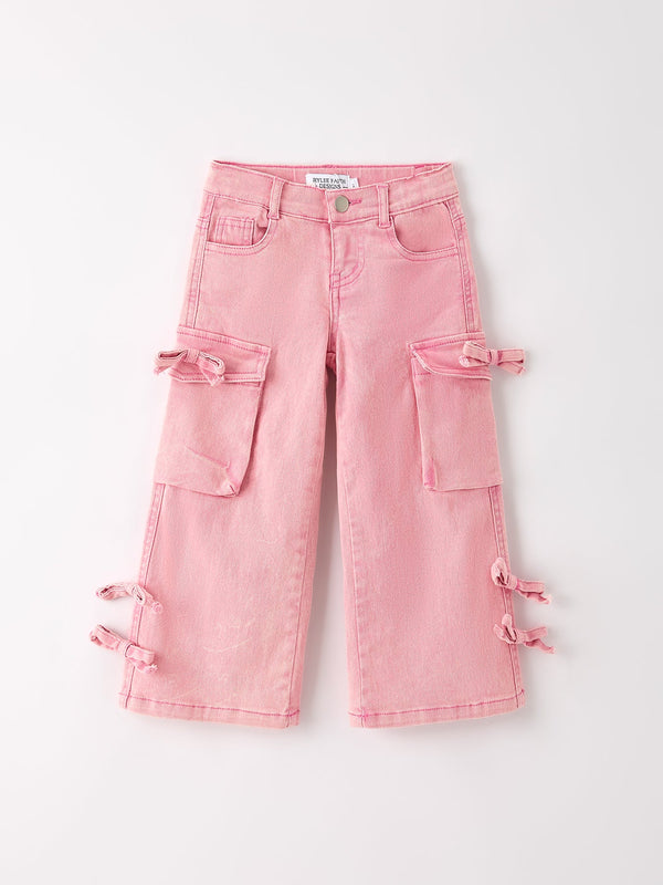 pink-wide-leg-denim-pants-with-pockets Rylee-Faith-Designs-Sophia's StyleJeans-1