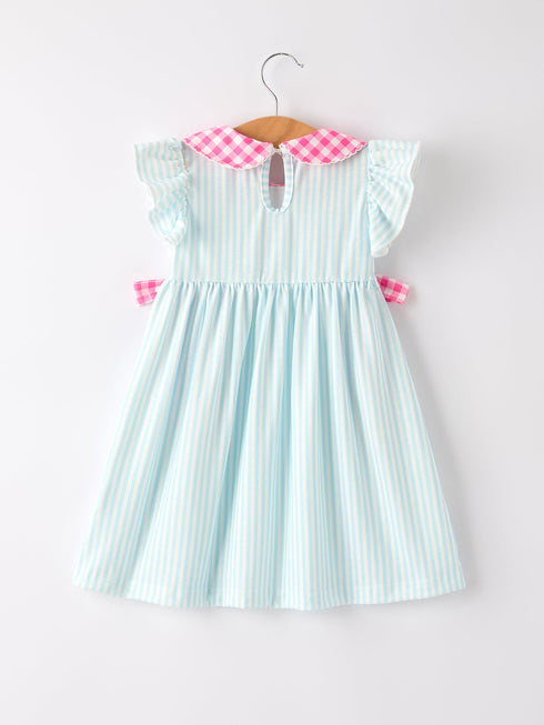 back-to-school-girls-striped-lapels-bow-dress Rylee-Faith-Designs-Sophia's Style-2