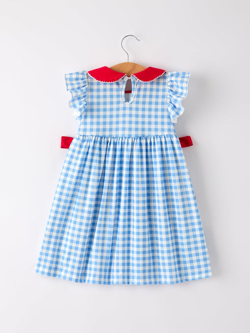 back-to-school-girls-striped-lapels-apple-bow-dress Rylee-Faith-Designs-Sophia's Style-2