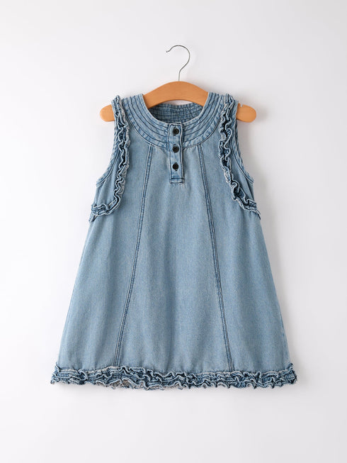 summer-girls-sleeveless-ruffle-dress-Sophia's StyleDress-1