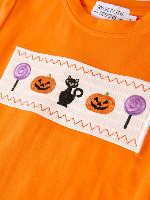 fall-halloween-purple-balloon-pumpkin-cat-smock-embroidery-boy-set Rylee-Faith-Designs-Sophia's Style-4