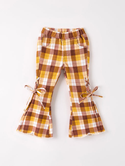 fall-thanksgiving-brown-plaid-bow-trousers-sophias-styleJeans-1