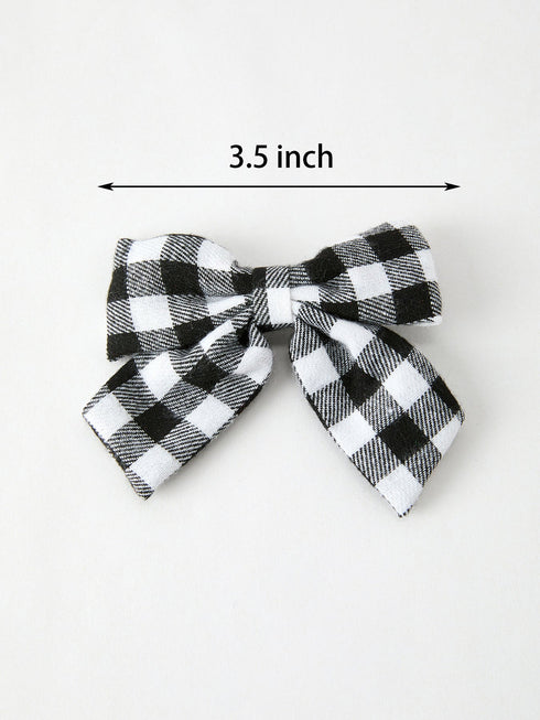 winter-christmas-plaid-bow-hair-clip-Sophia's Style--6