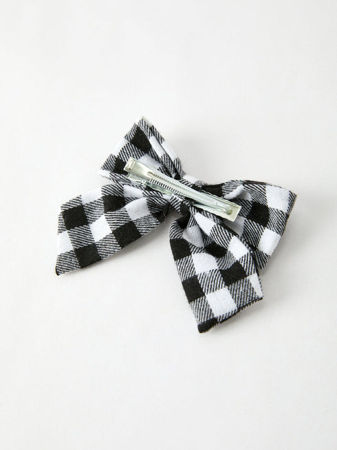 winter-christmas-plaid-bow-hair-clip-Sophia's Style--8