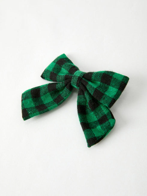 winter-christmas-plaid-bow-hair-clip-Sophia's Style--12