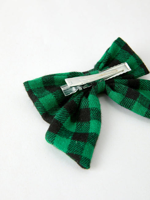 winter-christmas-plaid-bow-hair-clip-Sophia's Style--15