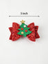 winter-christmas-tree-sequin-bow-hair-clip-Sophia's Style--2