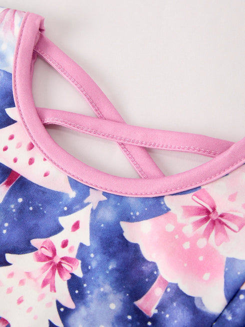 winter-purple-christmas-tree-long-sleeve-ruffle-pocket-girls-dress-Sophia's Style--3