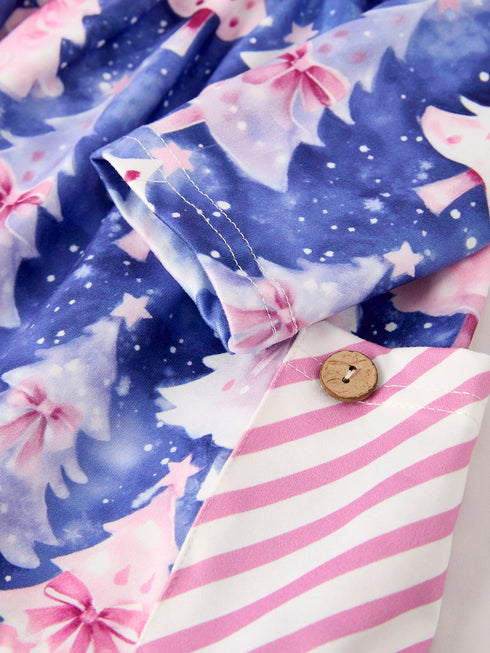 winter-purple-christmas-tree-long-sleeve-ruffle-pocket-girls-dress-Sophia's Style--4