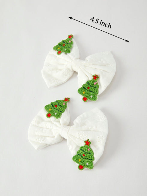 winter-christmas-tree-hair-clips-2-pack-Sophia's Style--2