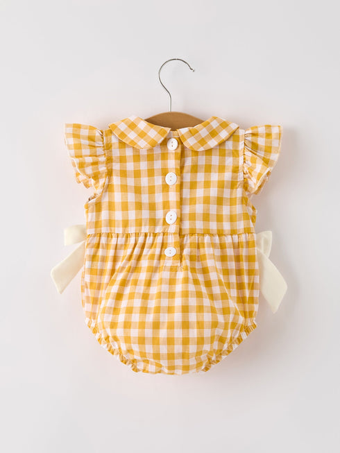 autumn-thanksgiving-yellow-plaid-turkey-pumpkin-embroidery-smock-girls-romper Rylee-Faith-Designs-Sophia's Style-2