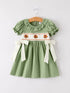 fall-thanksgiving-chicken-smock-embroidered-green-baby-girl-dress Rylee-Faith-Designs-Sophia's StyleDress-1