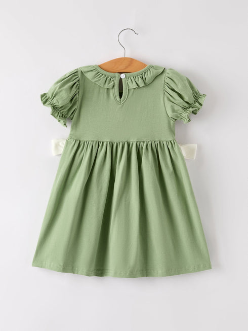 fall-thanksgiving-chicken-smock-embroidered-green-baby-girl-dress Rylee-Faith-Designs-Sophia's Style-2
