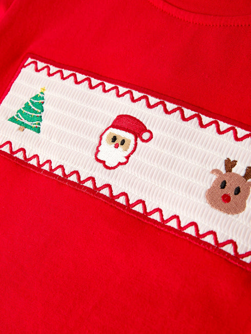 christmas-plaid-smocking-embroidered-boys-set Rylee Faith Designs - Sophia's Style-4