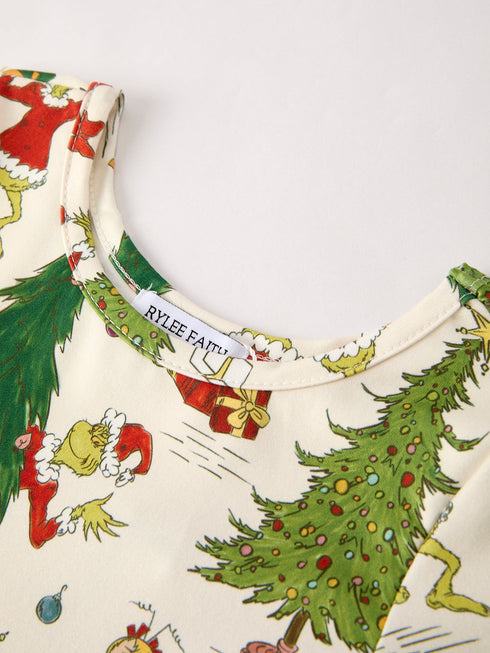 winter-christmas-tree-character-print-green-girls-dress Rylee Faith Designs - Sophia's Style-3