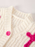 Christmas Winter Christian Girls Cardigan Sweater