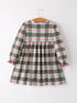christmas-embroidery-smocking-bow-plaid-girls-dress Rylee Faith Designs - Sophia's Style-2
