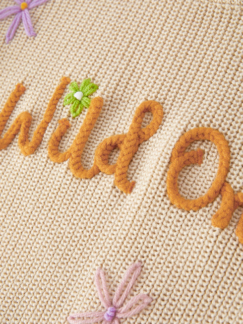 Winter Christmas Girls 'wild One' Pullover Sweater