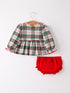 christmas-plaid-smocking-embroidered-girls-bloomers-romper-set Rylee Faith Designs - Sophia's Style-2